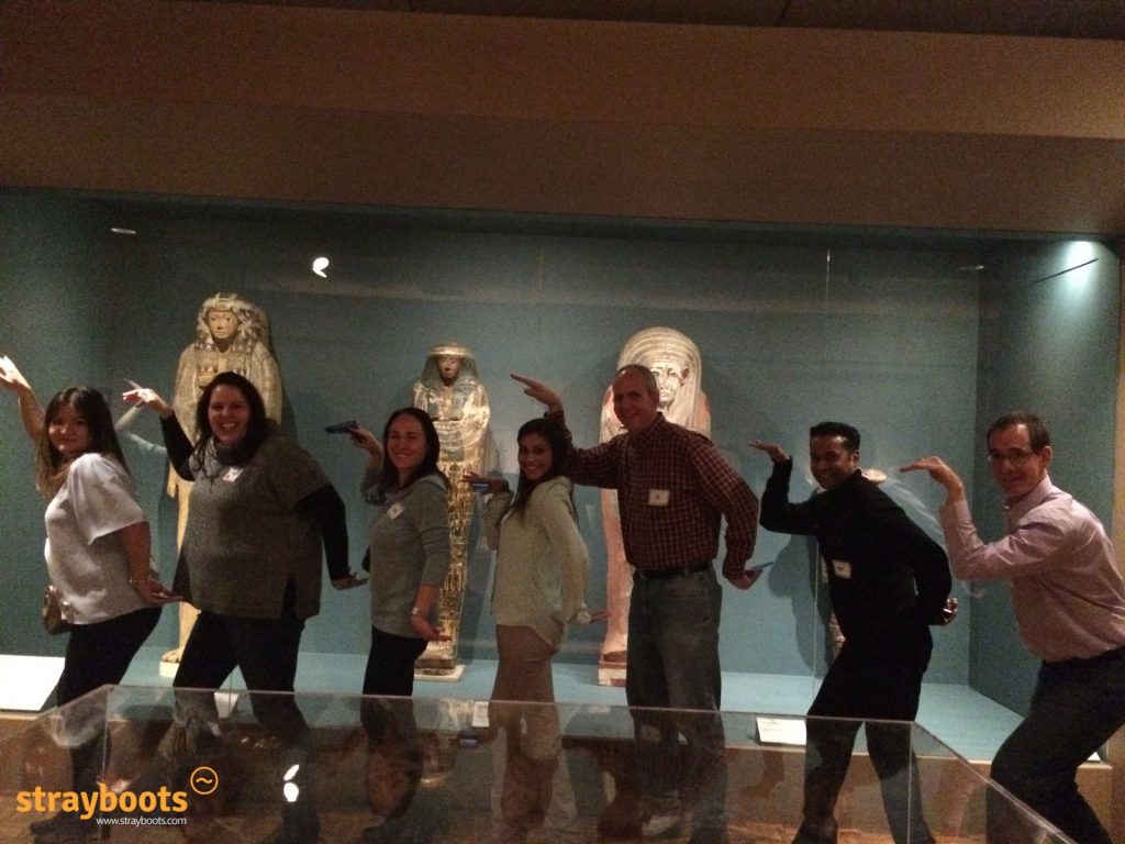 museum team building Strayboots