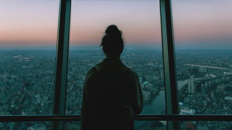 Looking over the city
