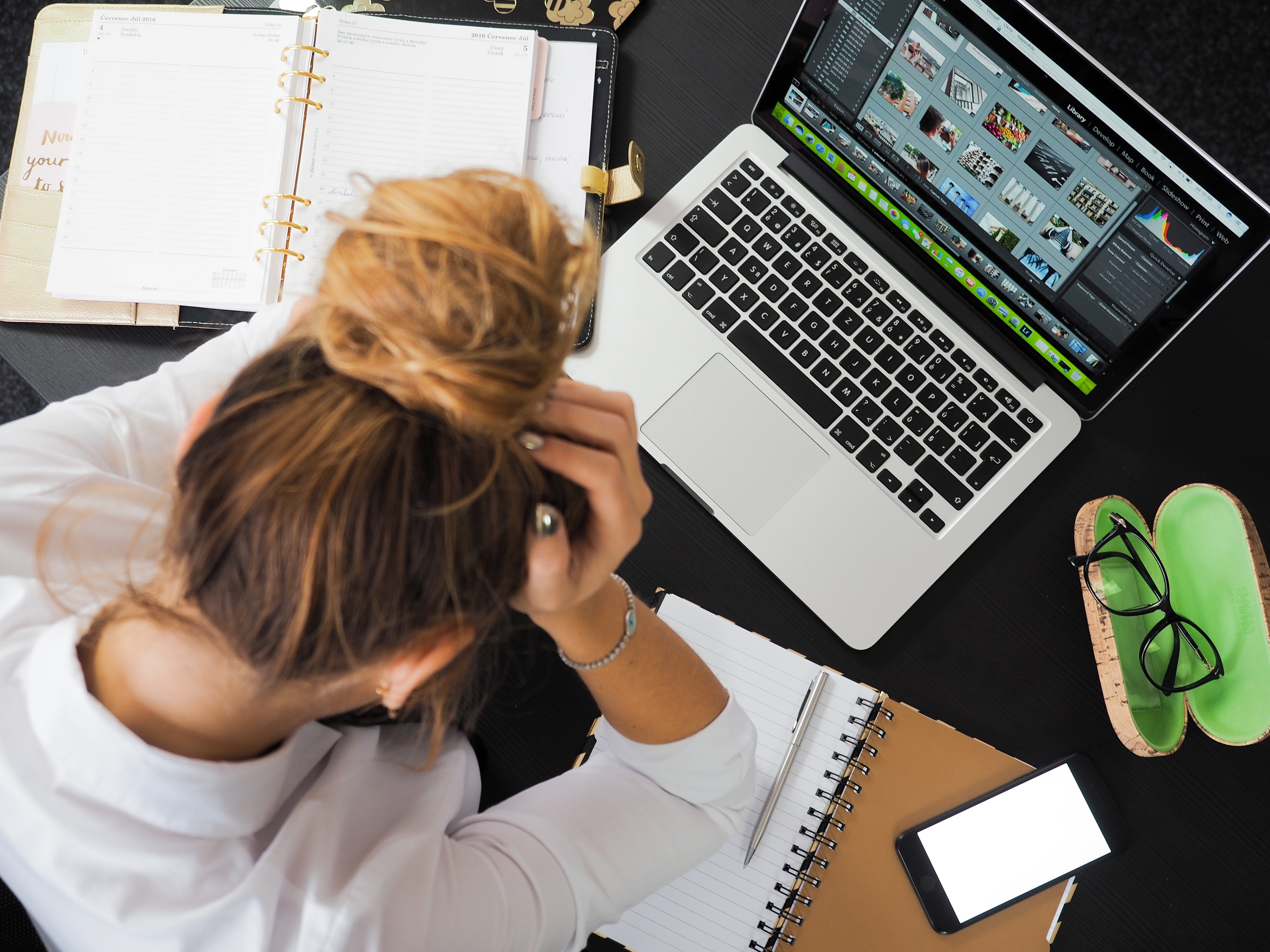 Frustrated employee